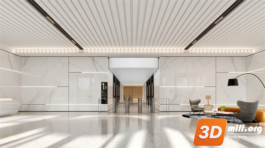 Lobby front desk Skp Files 